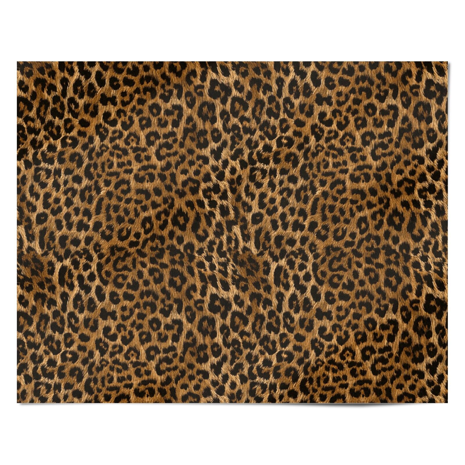 Wild Leopard Print Personalised Wrapping Paper Alternative