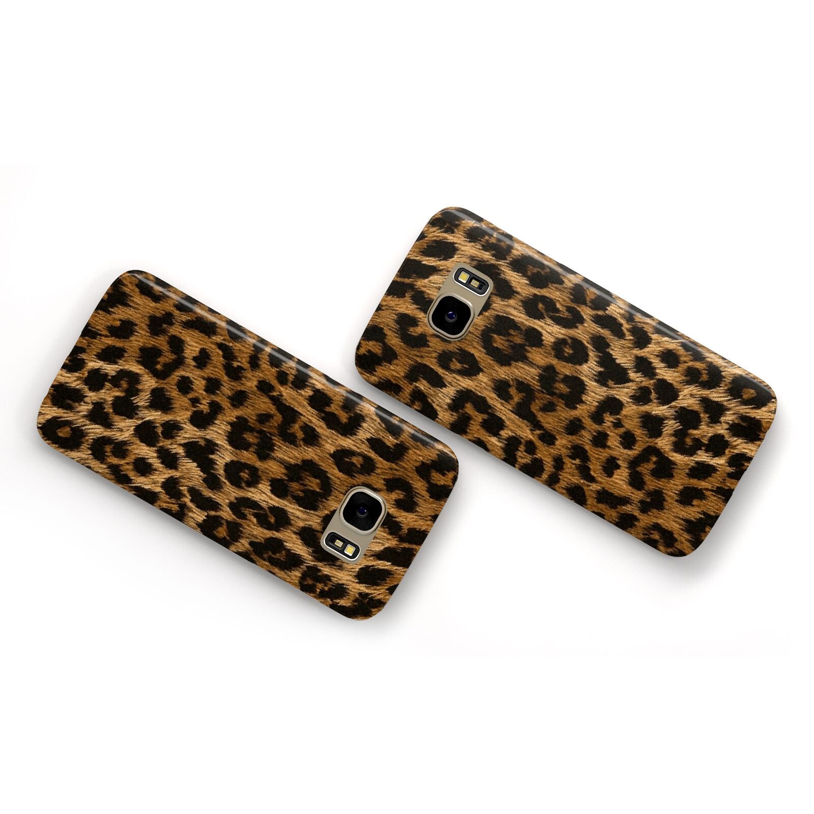 Wild Leopard Print Samsung Galaxy Case Flat Overview