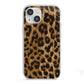 Wild Leopard Print iPhone 13 Mini TPU Impact Case with White Edges