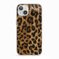 Wild Leopard Print iPhone 13 TPU Impact Case with White Edges