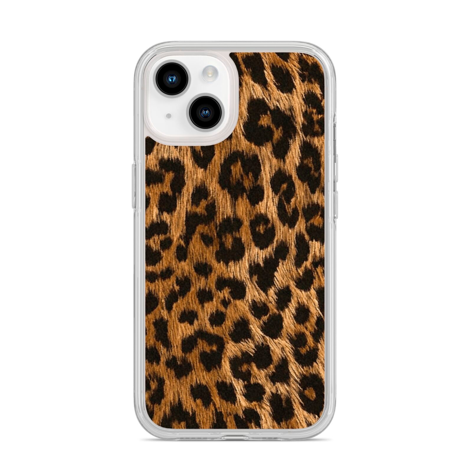 Wild Leopard Print iPhone 14 Clear Tough Case Starlight