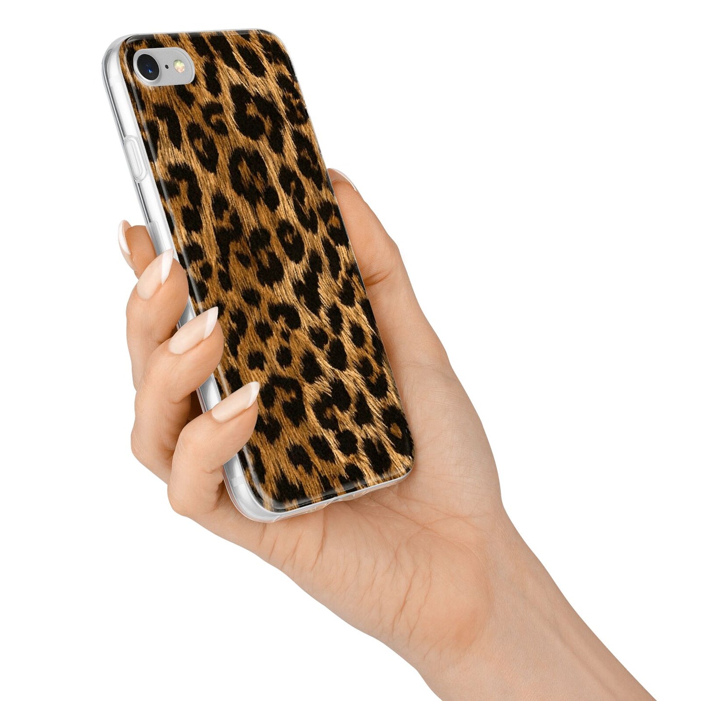Wild Leopard Print iPhone 7 Bumper Case on Silver iPhone Alternative Image