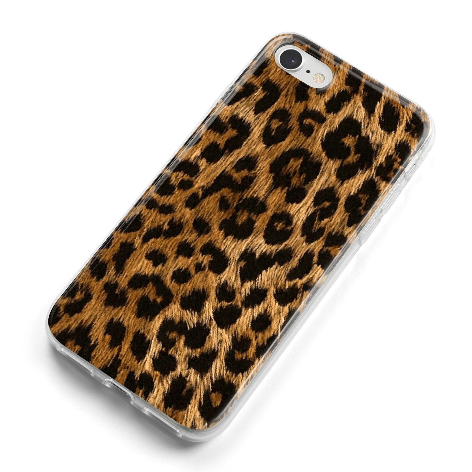 Wild Leopard Print iPhone 8 Bumper Case on Silver iPhone Alternative Image