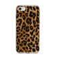 Wild Leopard Print iPhone 8 Bumper Case on Silver iPhone