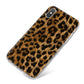 Wild Leopard Print iPhone X Bumper Case on Silver iPhone
