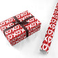 XOXO Red Personalised Wrapping Paper