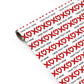 XOXO Valentines Personalised Personalised Gift Wrap