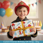Boys Personalised Photo Fireman Wrapping Paper
