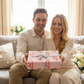Just Married Red Pink Wrapping Paper