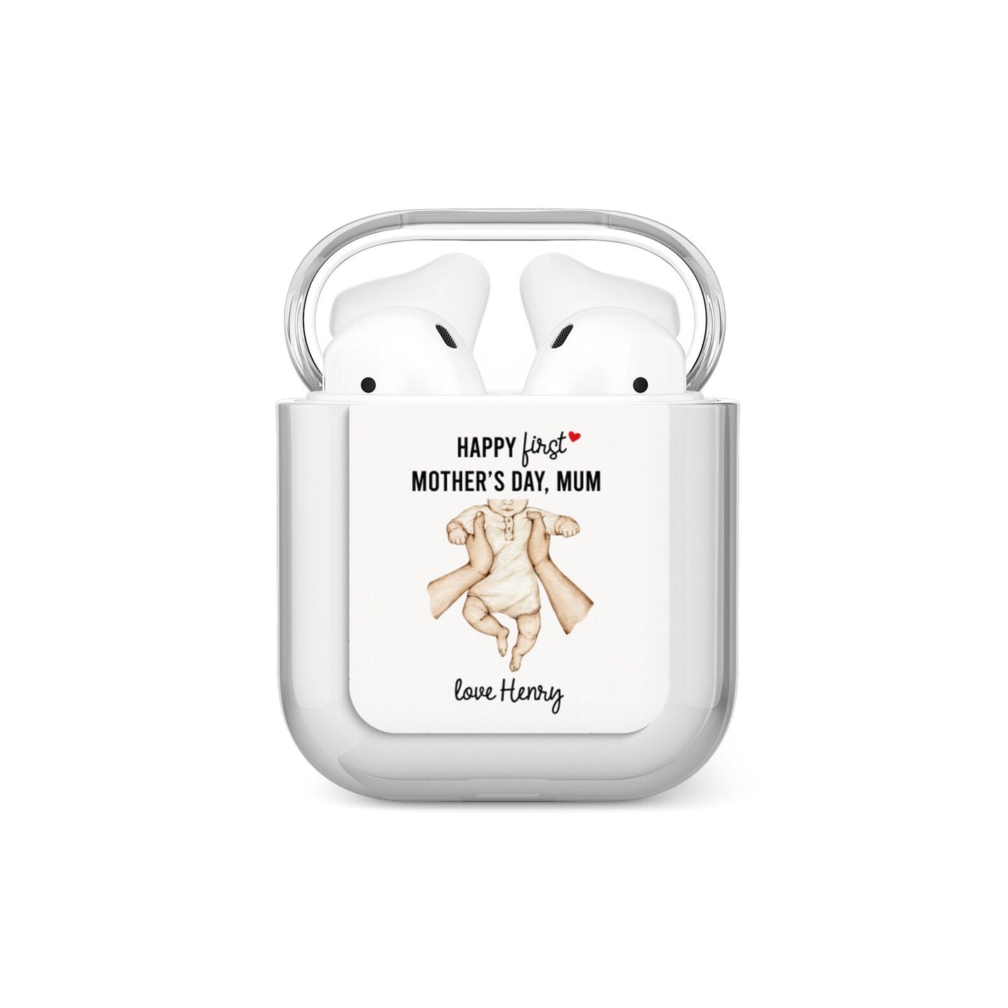 1st Mothers Day Baby AirPods Case