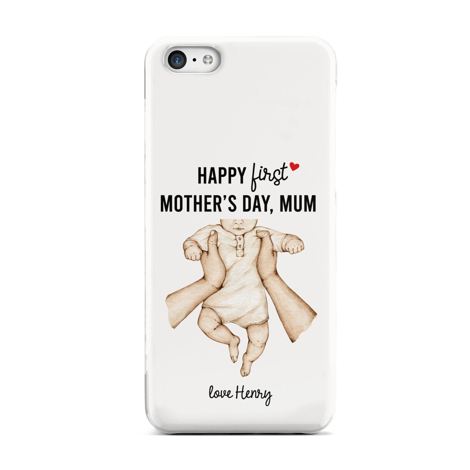 1st Mothers Day Baby Apple iPhone 5c Case