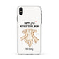 1st Mothers Day Baby Apple iPhone Xs Max Impact Case White Edge on Silver Phone