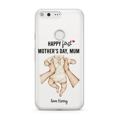 1st Mothers Day Baby Google Pixel Case