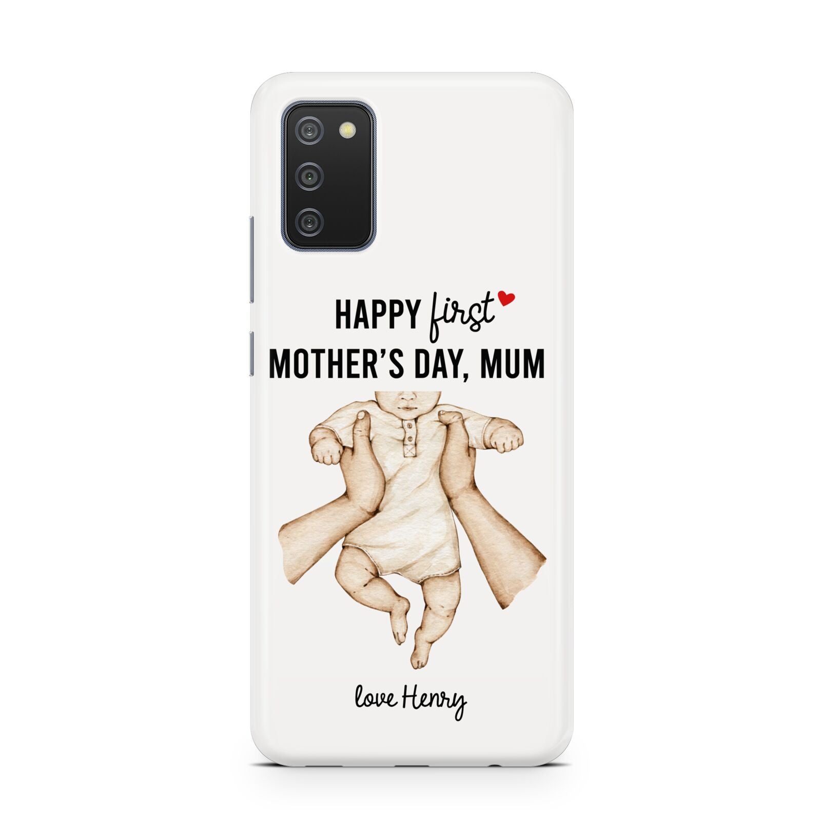 1st Mothers Day Baby Samsung A02s Case