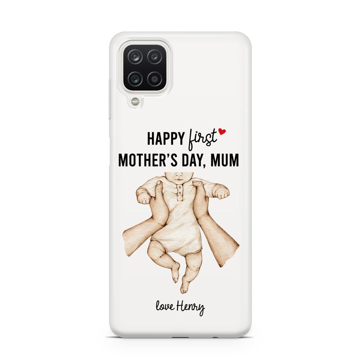 1st Mothers Day Baby Samsung A12 Case
