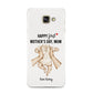 1st Mothers Day Baby Samsung Galaxy A3 2016 Case on gold phone