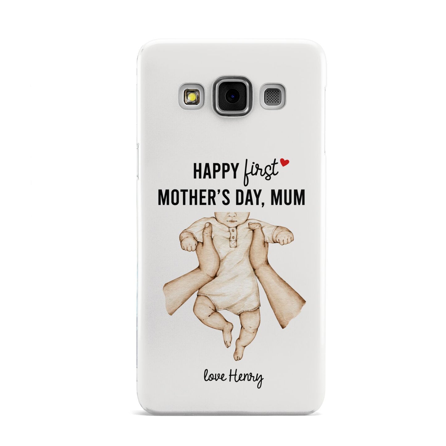 1st Mothers Day Baby Samsung Galaxy A3 Case