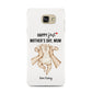 1st Mothers Day Baby Samsung Galaxy A7 2016 Case on gold phone