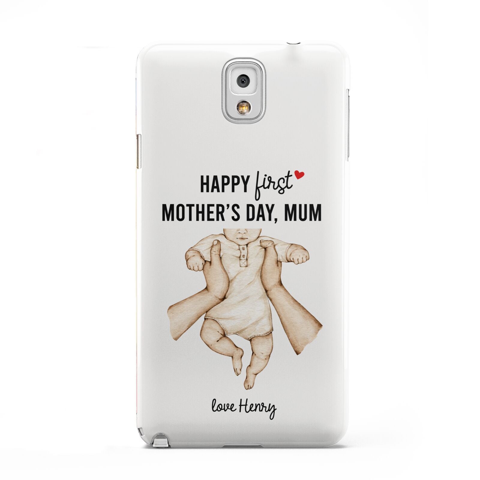 1st Mothers Day Baby Samsung Galaxy Note 3 Case