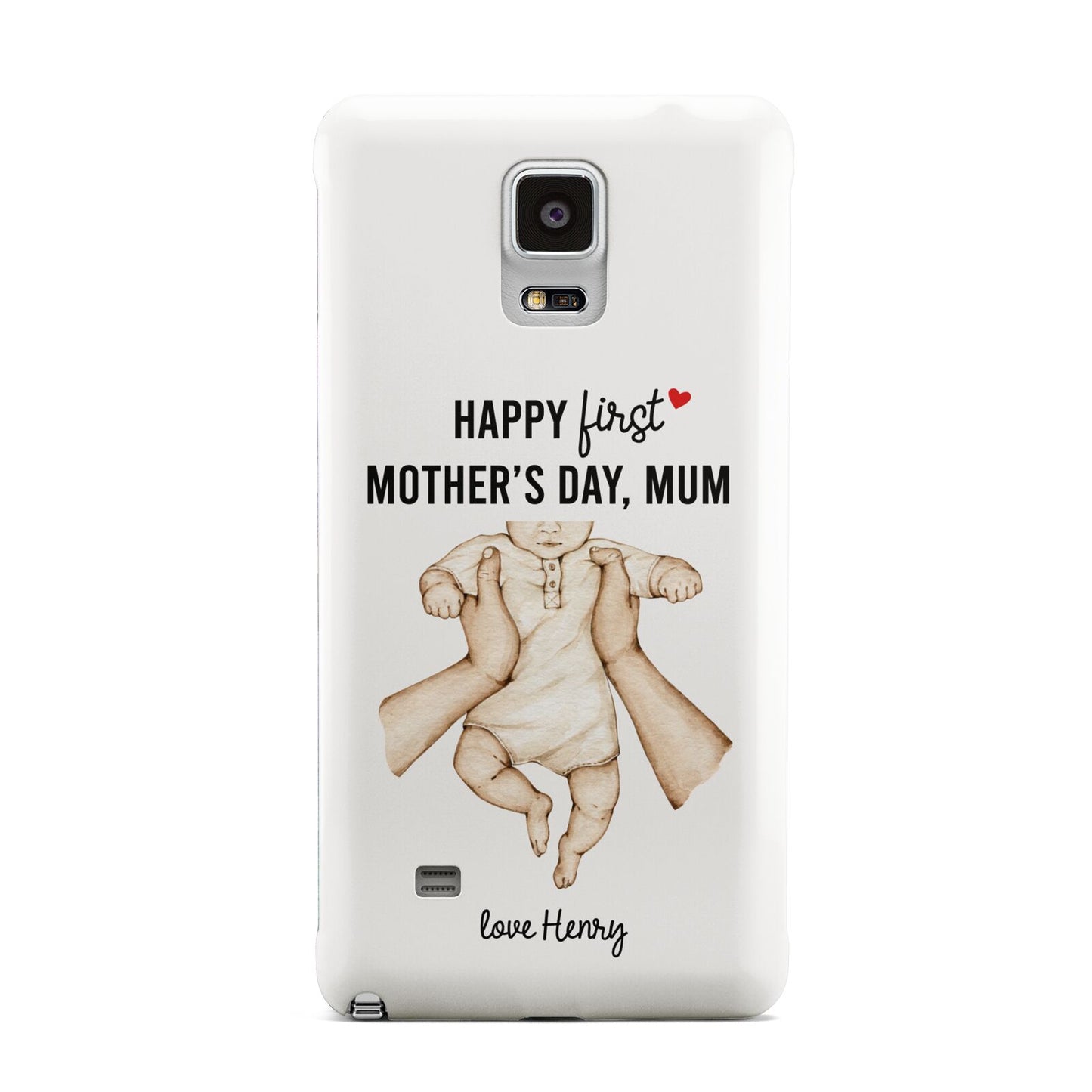 1st Mothers Day Baby Samsung Galaxy Note 4 Case