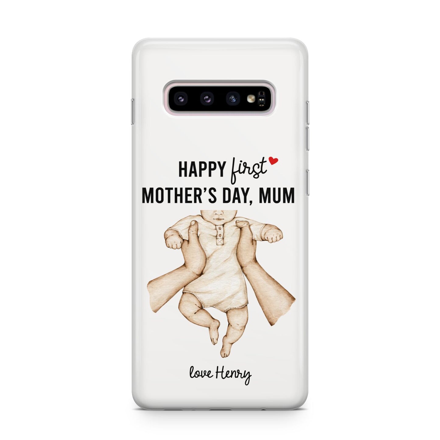 1st Mothers Day Baby Samsung Galaxy S10 Plus Case