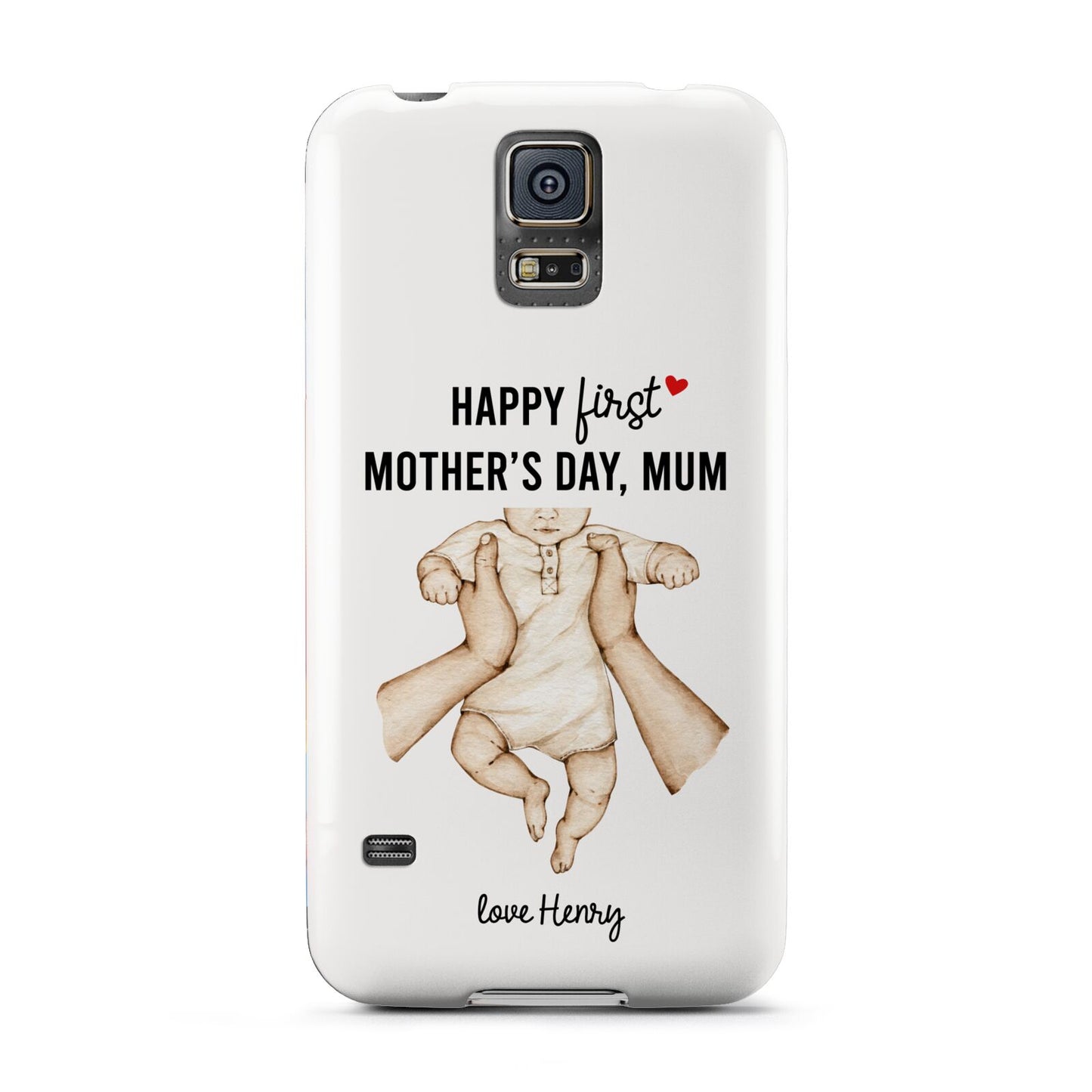 1st Mothers Day Baby Samsung Galaxy S5 Case