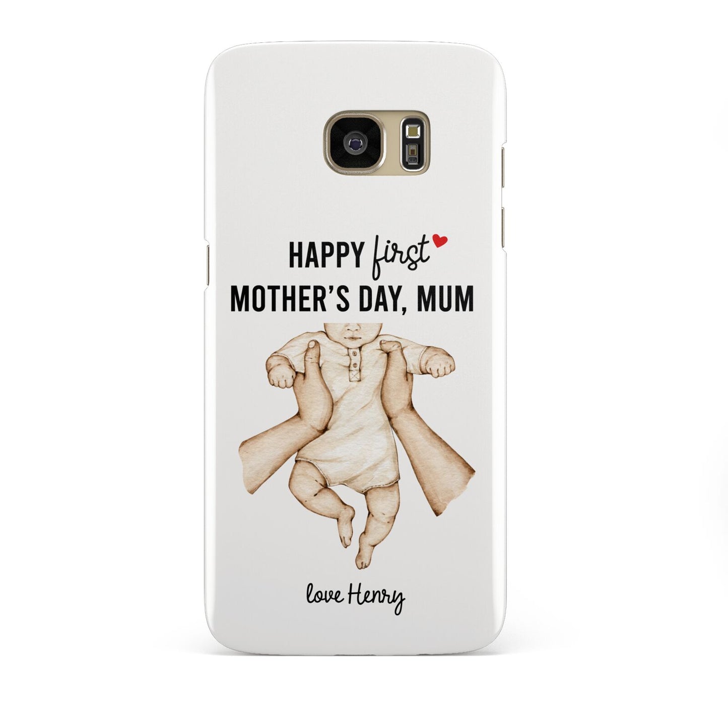 1st Mothers Day Baby Samsung Galaxy S7 Edge Case