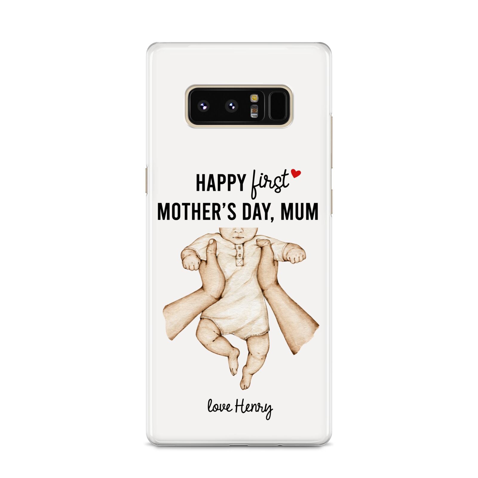 1st Mothers Day Baby Samsung Galaxy S8 Case
