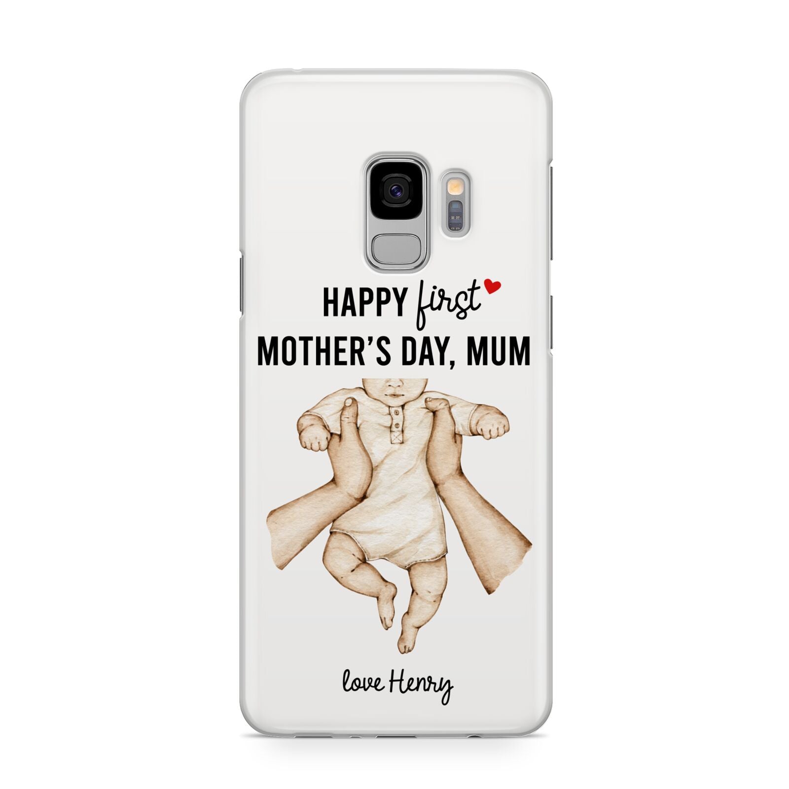 1st Mothers Day Baby Samsung Galaxy S9 Case