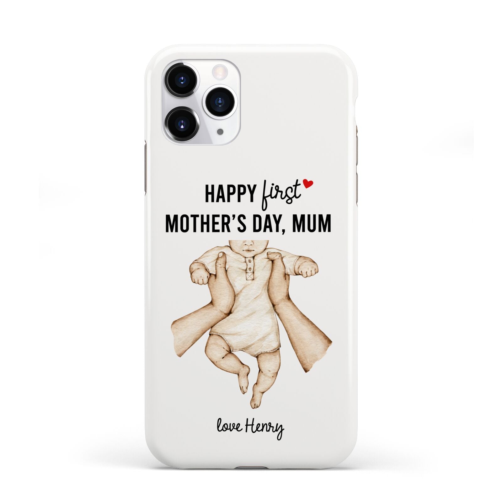 1st Mothers Day Baby iPhone 11 Pro 3D Tough Case