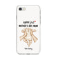 1st Mothers Day Baby iPhone 8 Bumper Case on Silver iPhone