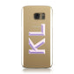 Personalised 3D Initials Monogram Clear Custom Samsung Galaxy Case