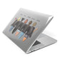 5 Best Friends with Names Apple MacBook Case Side View