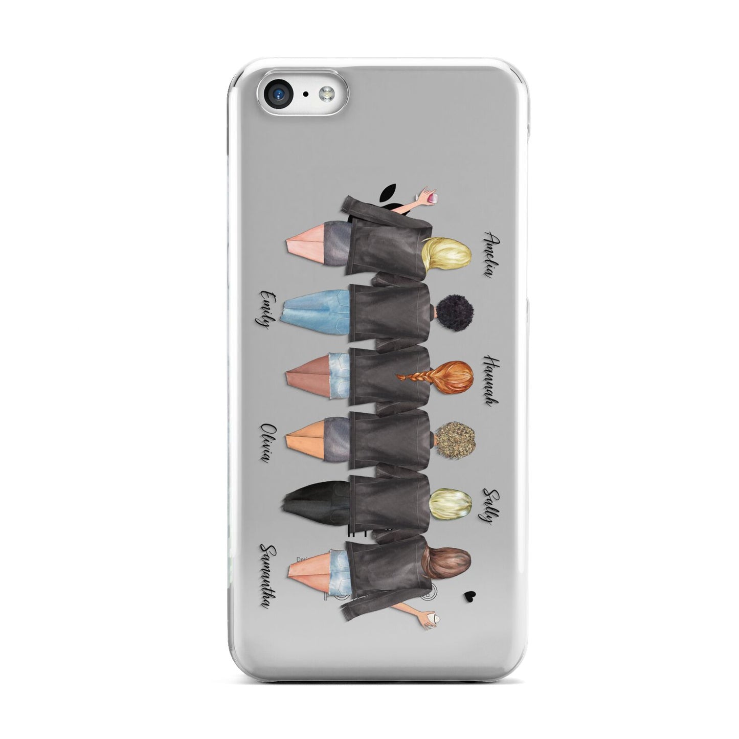 6 Best Friends with Names Apple iPhone 5c Case