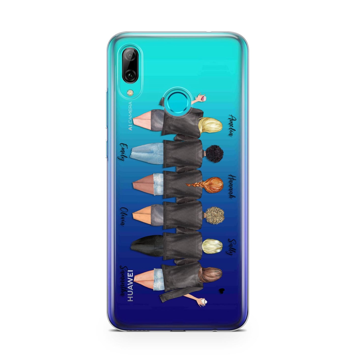 6 Best Friends with Names Huawei P Smart 2019 Case