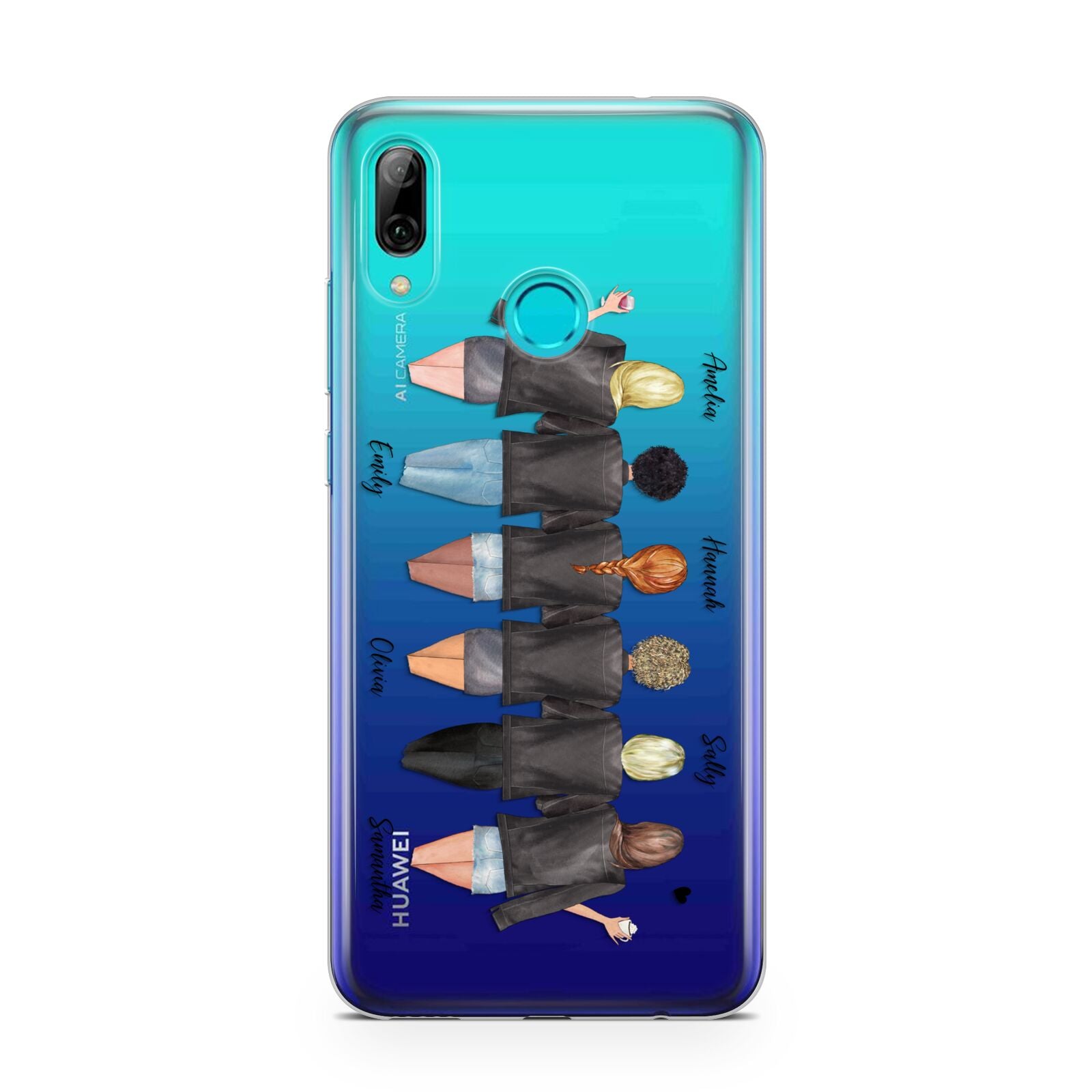 6 Best Friends with Names Huawei P Smart 2019 Case