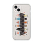 6 Best Friends with Names iPhone 14 Plus Clear Tough Case Starlight