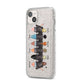 6 Best Friends with Names iPhone 14 Plus Glitter Tough Case Starlight Angled Image