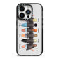 6 Best Friends with Names iPhone 14 Pro Black Impact Case on Silver phone