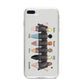 6 Best Friends with Names iPhone 8 Plus Bumper Case on Silver iPhone
