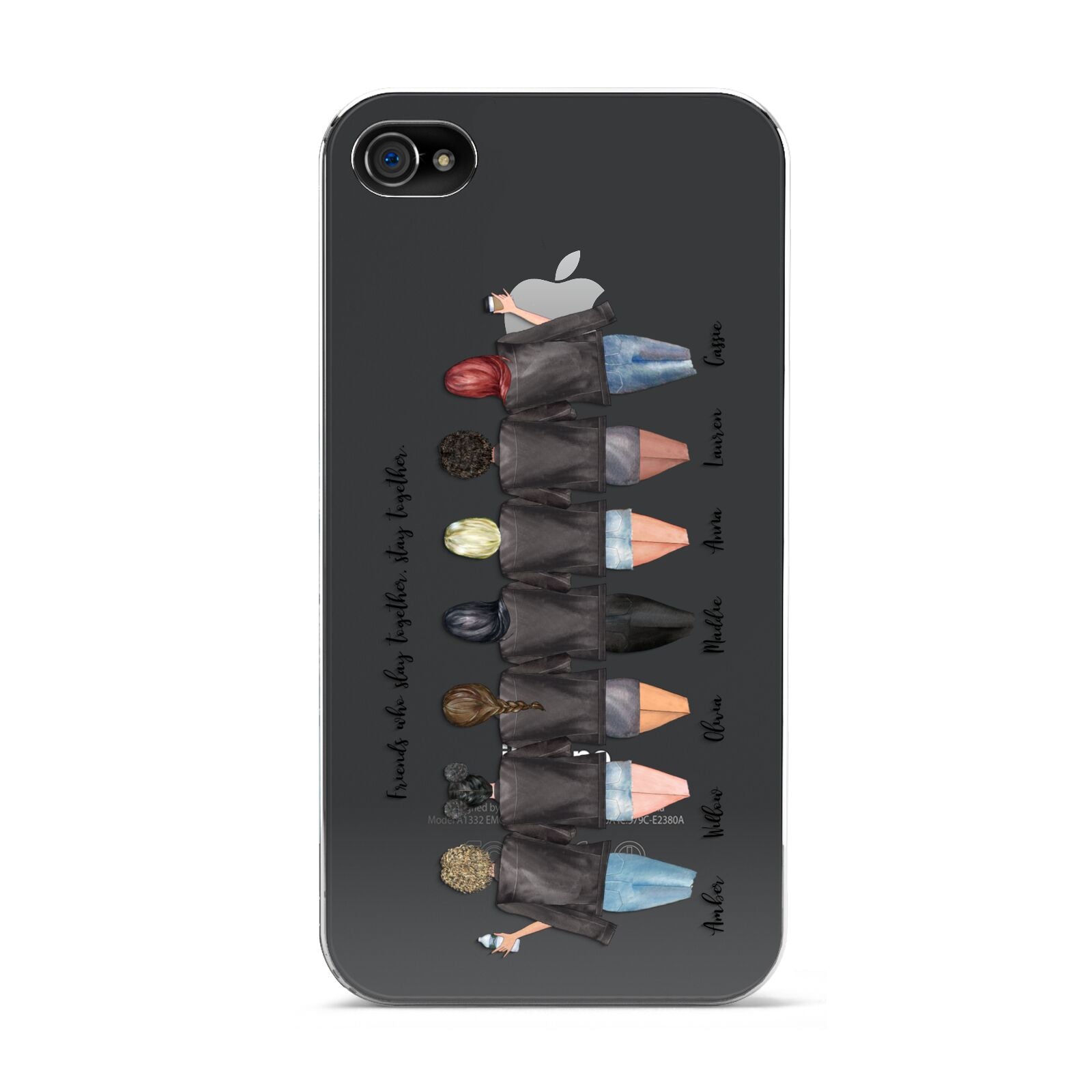 7 Best Friends with Names Apple iPhone 4s Case