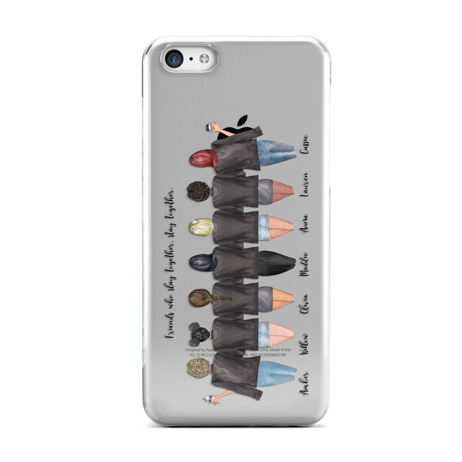 7 Best Friends with Names Apple iPhone 5c Case