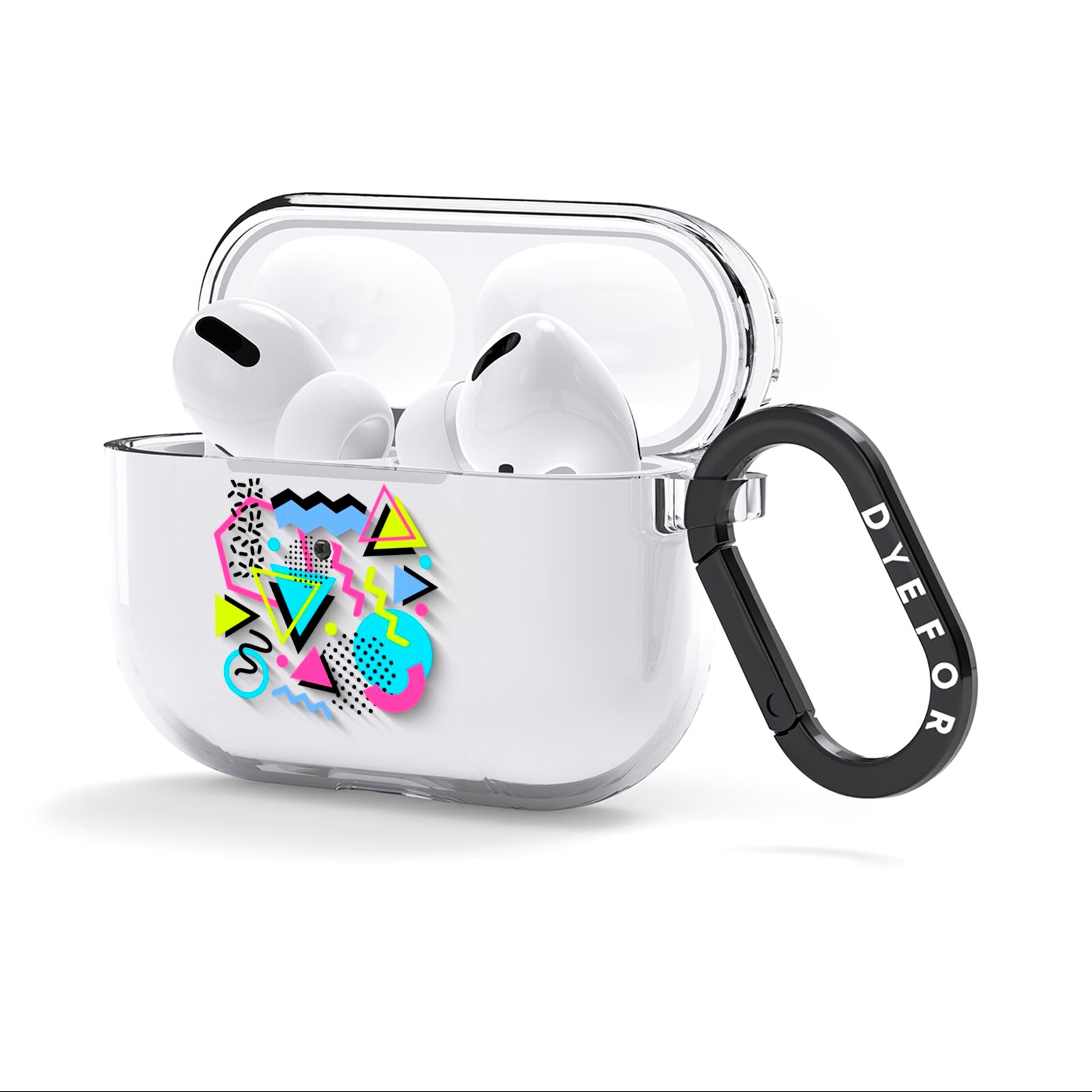 80s Retro AirPods Clear Case 3rd Gen Side Image