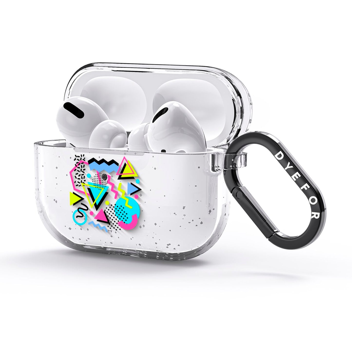 80s Retro AirPods Glitter Case 3rd Gen Side Image
