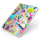 80s Retro Apple iPad Case on Gold iPad Side View