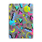 Clear 80s Retro Apple iPad Silver Case