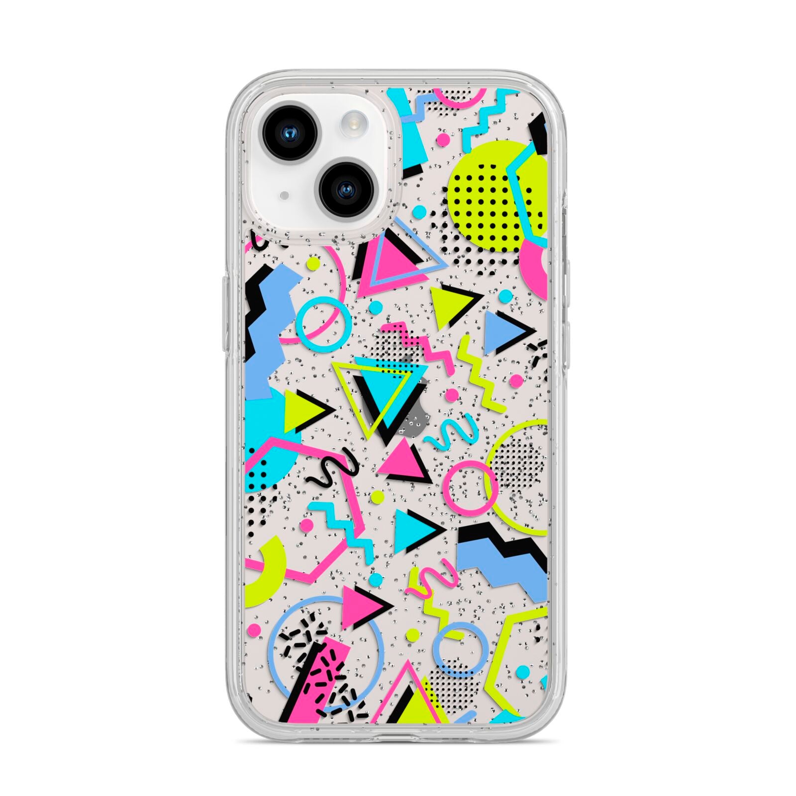 80s Retro iPhone 14 Glitter Tough Case Starlight
