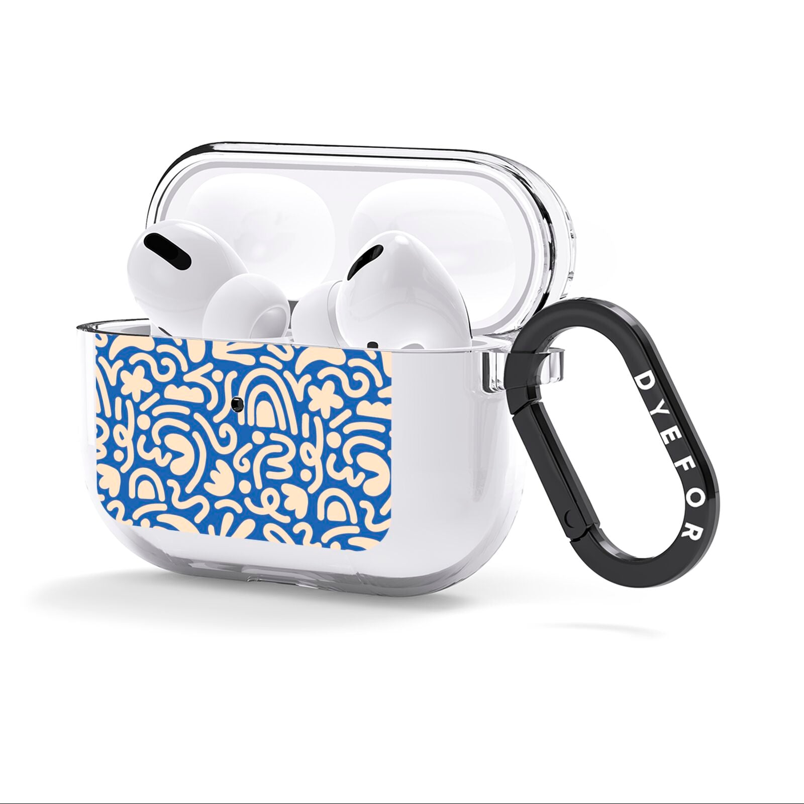 Abstract AirPods Clear Case 3rd Gen Side Image