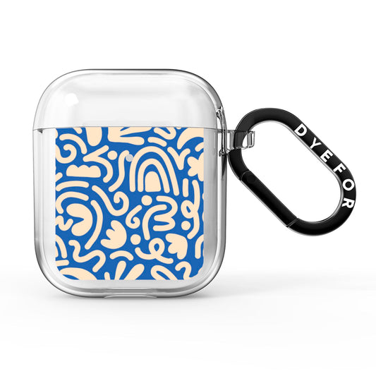 Abstract AirPods Clear Case