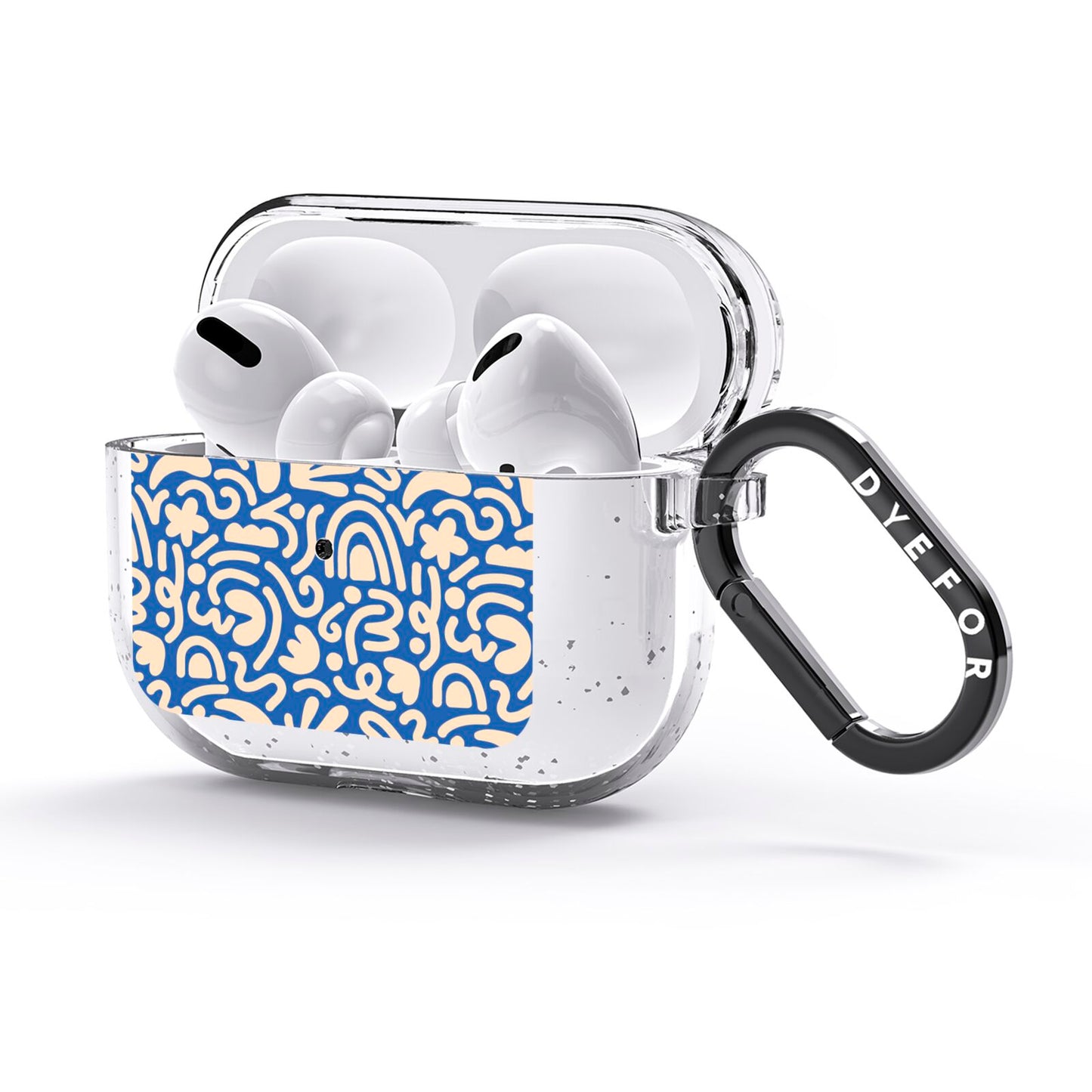 Abstract AirPods Glitter Case 3rd Gen Side Image